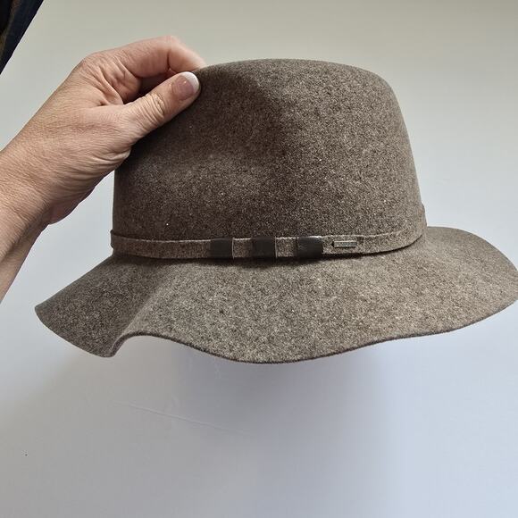 Bailey Hollywood Litefelt Packable Fedora MED Brown Water Repellent Classic EUC - Picture 3 of 11